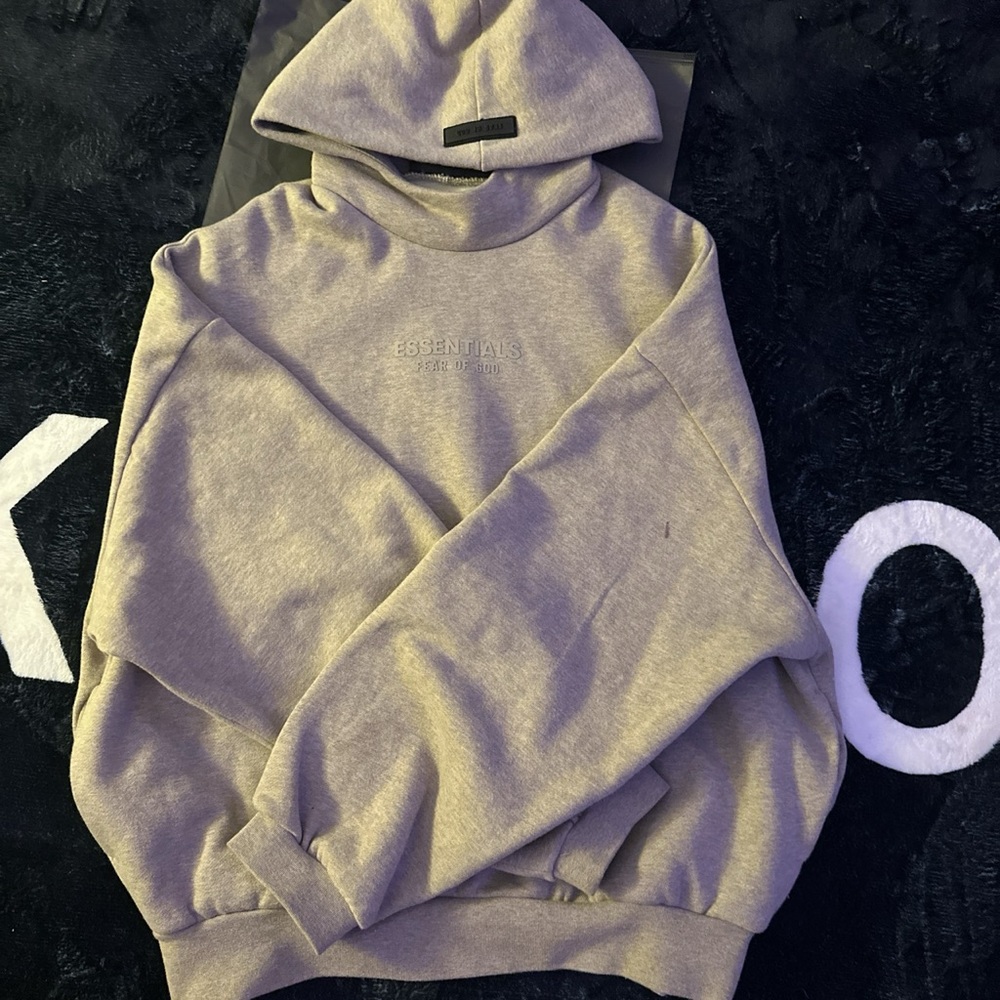 Essentials core heathe hoodie